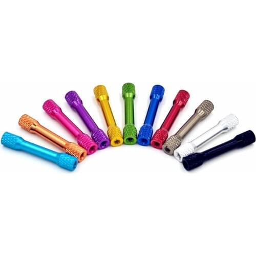 15PCS/lot HIGH QUALITY Bright BLACK/RED Aluminum spacer 25mm 30mm 35mm M3*25 M3*30 M3*35 TexturedAluminum standoff Column