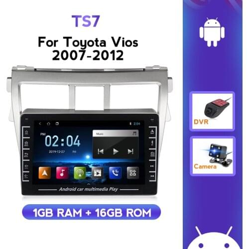 2.5D IPS Android For Toyota Vios/Yaris Sedan/Belta 2007-2012 NO CD DVD GPS Player Navi Radio Stereo HD Car Multimedia Navigation