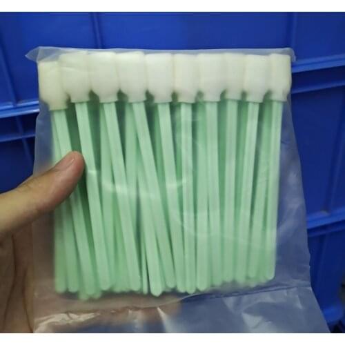 200PCS For DX4 DX5 DX7 TX800 XP600 print head clean swab stick sponge foam tipped Miamki JV5 CJV150 JHF solvent uv printer