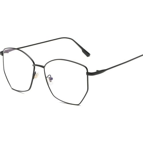 2018 new Retro Vintage Reading eyewear Women metal Glasses Frame Fashion Ladies Shield Clear Lens Glasses Leisure glasses