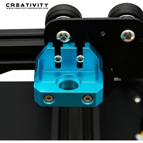 3D Printer Parts All Metal E3D Hotend Bracket Mount Block Compatible With V6 Volcano Hot End for CR-10 CR10s Ender3 Ender5