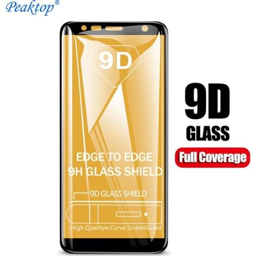 9D Screen Protector for Samsung Galaxy A7 2018 A6 A8 Plus 2018 A 7 8 9 6 A9 2018 Tempered Glass film Full Cover Protective Glass