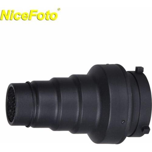Aluminum Bowens Mount Reflector Conical Snoot with Honeycomb Grid for Studio Strobe Flash SN-11