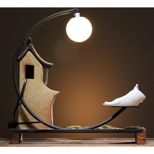 Zen fountain in feng shui living room office desktop furnishing articles Micro landscape furnishing articles desk decoration