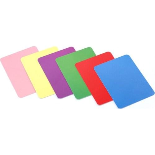 Rainbow Cards(1set=6pcs) Magic Tricks Close Up Stage Magic Props Illusion Accessary Magician Magie Gimmick Six Colors
