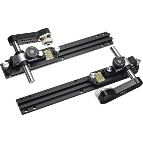 HONGDUI Woodworking Assembly Table Saw Clear Cut Press Stock Push Guide Table Aluminum Alloy Eccentric Swage Feeder Guider Tool