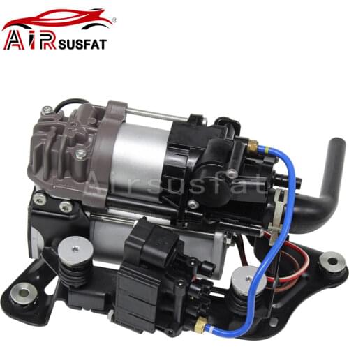Air Suspension Compressor w/Bracket & Valve Block For BMW 7 G11 G12 740e Xdrive 740i 750i 2016-2018 37206861882 37206884682