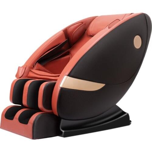 Deluxe Blow Molding Handrail Design Fixed Balls and S Track Full Body 4d Zero Gravity Massage Chair with Music