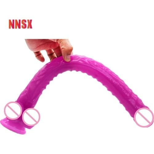 NNSX Super Long Anal Dildo Flexible Female Masturbation Sex Products G Spot Stimulation 41CM Ass Plug Adult Toy For Woman Man