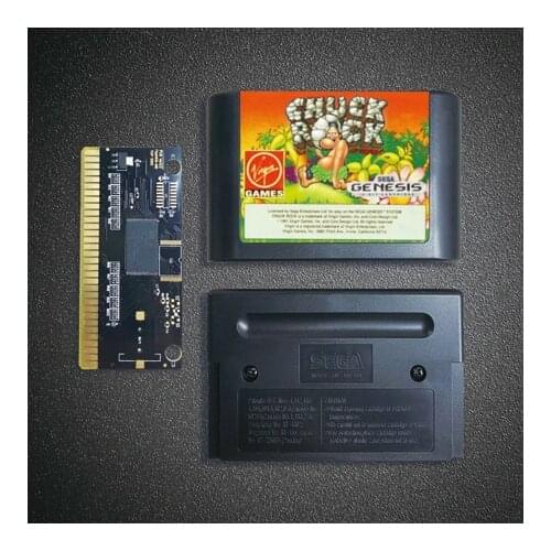 Chuck Rock - 16 Bit MD Game Card for Sega Megadrive Genesis Video Game Console Cartridge