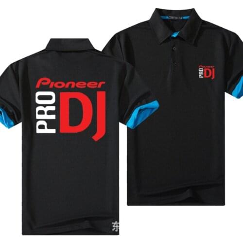 Brand for PIONEER Polo Shirt Men Cotton Short Sleeve Tee Shirts Mens Casual Summer Breathable Solid Color Polos shirt