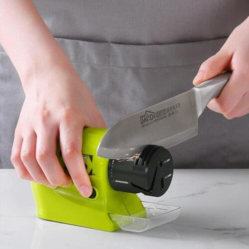 Knife sharpener,electric wireless sharpening stone for knives/scissors/,Kitchen tool, new ariival