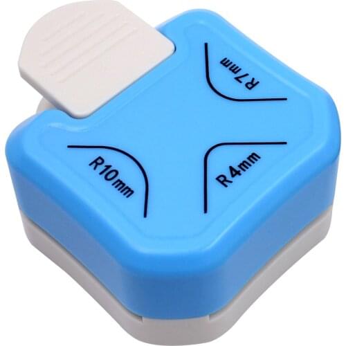 Corner Rounder Punch 3 in1 R4/R7/R10mm Round Corner Trimmer Cutter for Card Craft Scrapbook Wrapping Paper Photo Laminate DIY