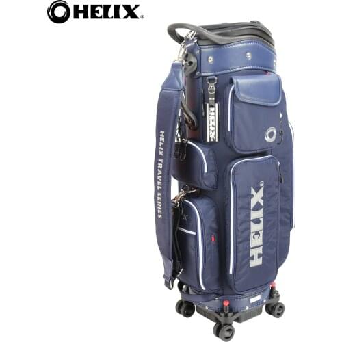 Helix Nylon Golf Cart Bag With Wheels/ Golf staff Bag with wheels, stand golf bag, staff golf bag with wheels