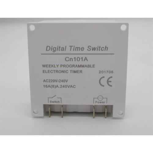 High-quality CN101A DC24V Digital LCD Power Timer Programmable Time Switch Relay 16A timers CN101 timer 24V volt timer