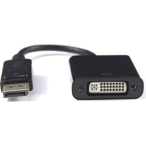 Factory price Displayport to DVI Adapter Converter DP To DVI Male to Female 1080P Cable Adapter