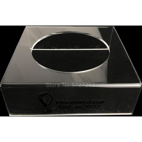 1pcs Acrylic Clear Football Stand Display Holders For Round Object Soccer Basketball