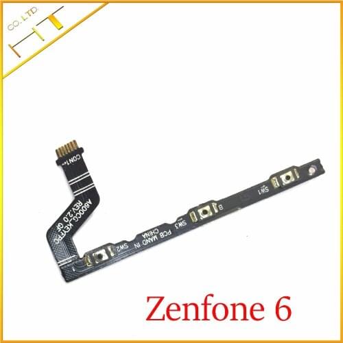 1pcs New original For Asus Zenfone6 T00G Power Button A600CG Volume Button Key Flex Cable FPC 100% Original New
