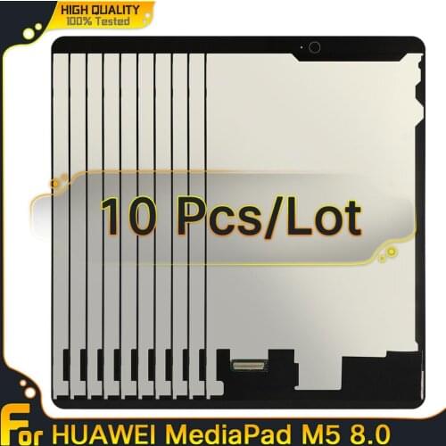 10pcs/lot High quality 8" LCD For Huawei MediaPad M5 8.0 Display Touch Screen Digitizer Assembly 100% Tested working