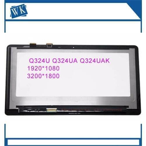 13.3'' For ASUS Q324U Q324UA Q324UAK Q324UA-BHI7T17 LCD Screen Display Touch Digitizer Glass Assembly FHD 30 pins 1920x1080 IPS