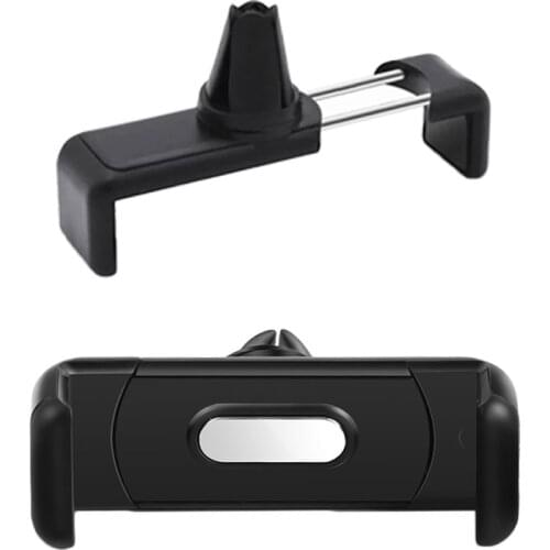Car Mini Phone Holder Air Vent Mount 360 Degree Rotatable Simple Navigation Bracket Universal Auto Phone Stand