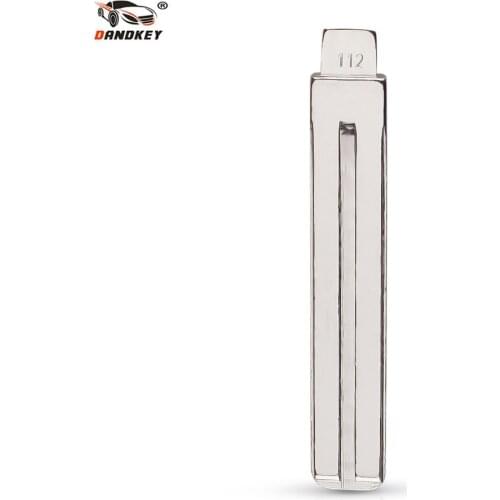 Dandkey Original Car Remote Key Blade NO.112 For KIA K3 K5 Santa Fe For Hyundai IX45 IX35 Flip Folding Remote Blade