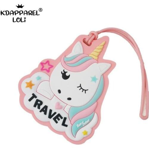 Passport Cover Travel Cartoon Unicorn Cute Passport Holder Travel Accessories Bank Card Business Holder Case For Women Kid Bag