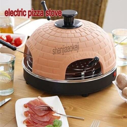 800W Household 3-5 people electric pizza stove mini baking oven Restaurant roast meat furnace 220v 1pc