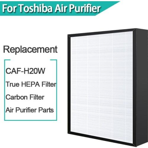 Air Purifier Filter Replacement True HEPA Carbon Filter for Toshiba CAF-H20W，compatible 2 in 1 Composite Air filter