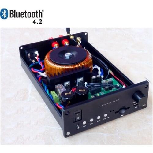 Finished Machine chip LM1875 LM3886 power amplifier all-in-one Bluetooth non-destructive turntable DAC