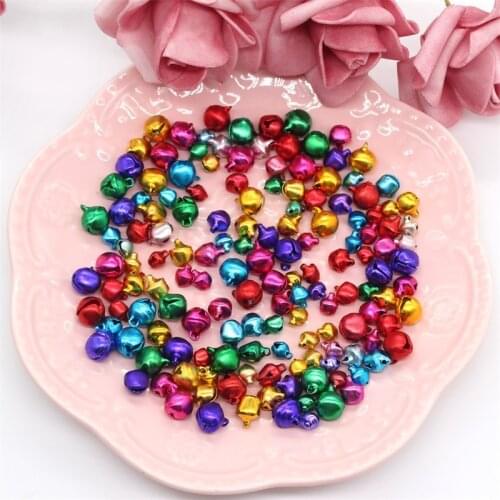 KSCRAFT 150pcs Mixed Sizes Jingle Bells for Christmas DIY Card Making Scrapbooking Craft Decoration Supplies