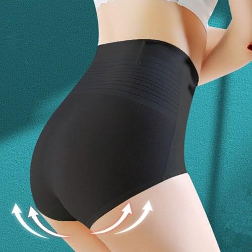 Shapers Women High Waist Body Shaper Slimming Butt Lifter Shapewear Seamless Female Soft Cotton Underwear Tummy Control Panties