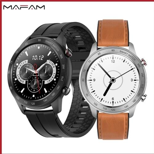 MAFAM MX5 SmartWatch 1.3inch Round Screen Bluetooth Call IP68 Waterproof Long Standby Heart Rate Blood Oxygen Monitoring