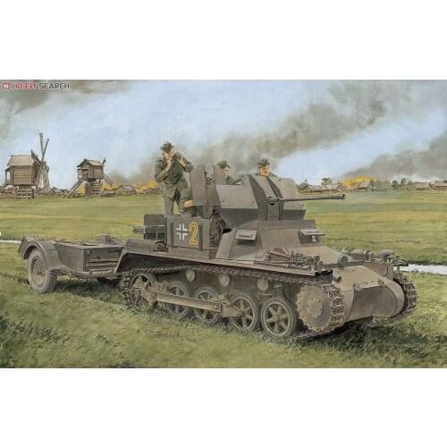 DRAGON 6577 1/35 Scale Flakpanzer I Premium Edition Model Kit