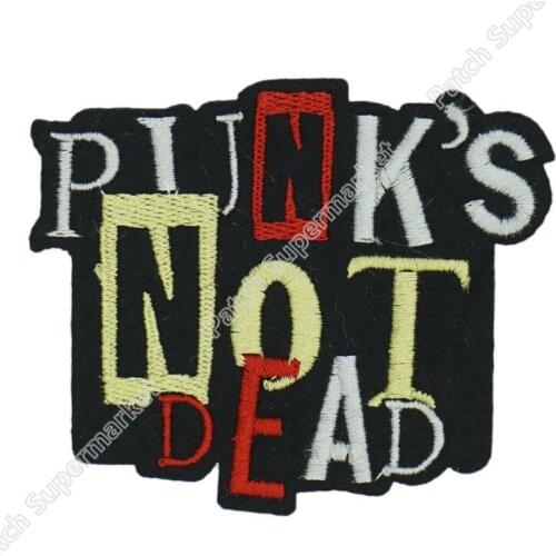 Punks Embroidered Iron On/Sew On Patch Rock Punk Band COSTUME PATCH EMBLEM for clothes