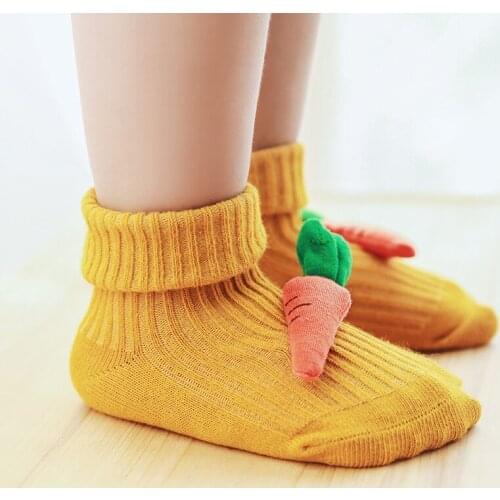 Newborn Baby Socks for Girls Anti Slip Baby Girls Boys Socks Autumn Winter Cartoon Infant Toddler Baby Socks Suitable for 0-3T