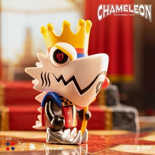 Original LAMTOYS Chameleon 7th-Generation PokerKing Series Blind Box Anime Action Figure Toys Desktop Model Girl Birthday Gift