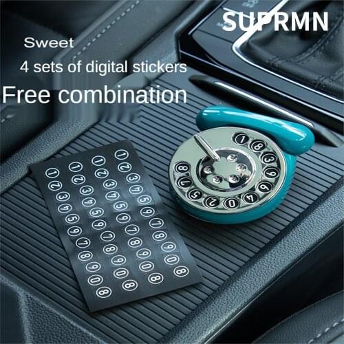 Parking number sign for ladies special car car digital sign Chinese style ornaments national tide high-end parking sign creative