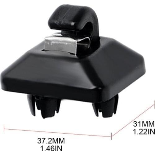 1Pc 8U0857562 ORETG45 Plastic Gray Sun Visor Clip Hook Holder for A1 A3 A4 A5 Q3 Q5 2013-2015 8U0857562 8E0857562 C45