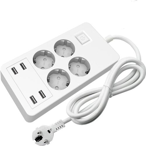 WiFi connection 4USB mobile phone control European standard mid-end high-power electrical outlets