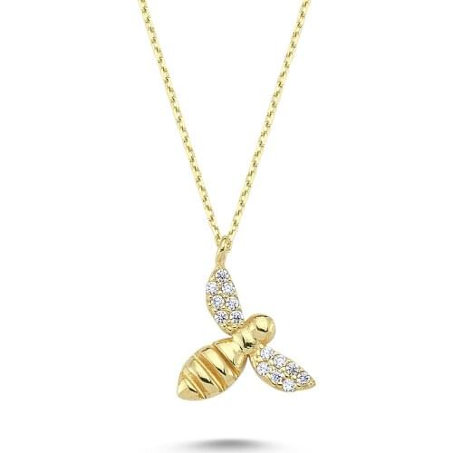 14k (585) Gold Bee Design Pendant, Necklace