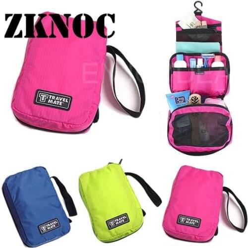 Portable Travel Nylon Cosmetic Purse Delicate Holder Wash Hanging Bag Organizer cosmetic jewelry storage bag lipstick bag purse