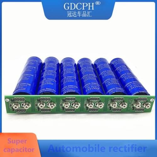 SAMWHA Green-Cap superkondensator pakiet motoryzacyjny moduł prostownika 15V250F 2.5V1500F 16V83F dla samochodów 12V