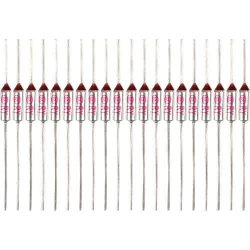 20Pcs / lot 184℃ RY184 TF 184 Degrees Celsius 10A 250 V Temperature Thermal Fuse
