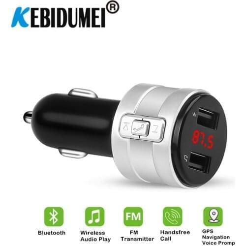 USB AUX Bluetooth FM Transmitter Modulator 3.1A Dual USB Ports Car Charger MP3 Player Wireless Audio Receiver Handsfree Kit