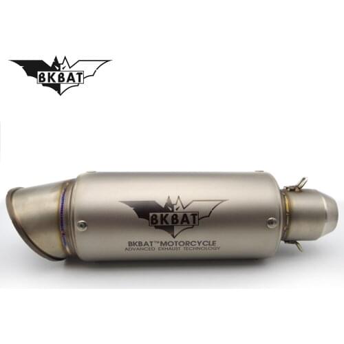 Laser engraved moto exhaust modified projector escape muffler pipe For ducati 696 royal enfield escape s1000r cg125