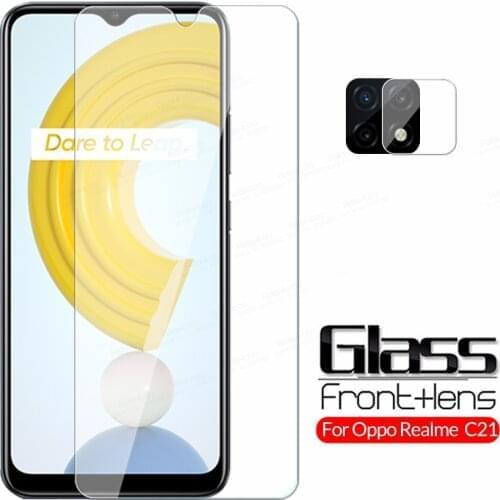 Camera Tempered Glass For Realme C21 Glass Screen Protectors For Oppo RealmeC21 Realmi Realmy C 21 Phone Covers Protective Film