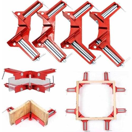 Onnfang 1/4Pcs Right Angle Clamp, 90 Degrees Corner Clamp, Picture Frame Holder, Glass Holder, For DIY Woodworking Hand Tools