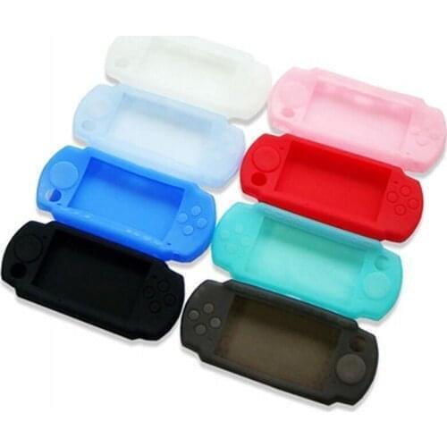 100pcs Silicone Soft Protective Cover Shell for PSP 2000 3000 Console For PSP3000 Body Protector Skin Case