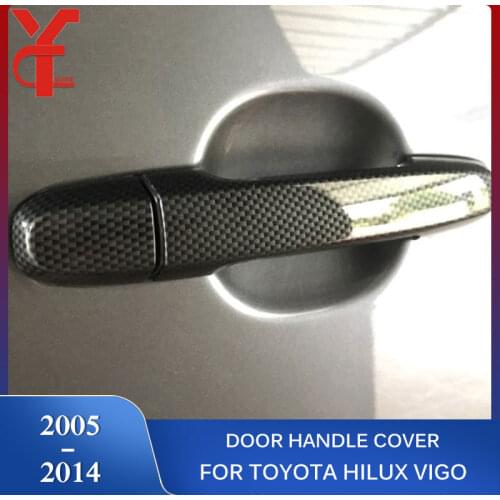 ABS Door Handle Cover Car Exterior Accessories For Toyota Hilux Vigo 2005 2006 2007 2008 2009 2010 2011 2012 2013 2014